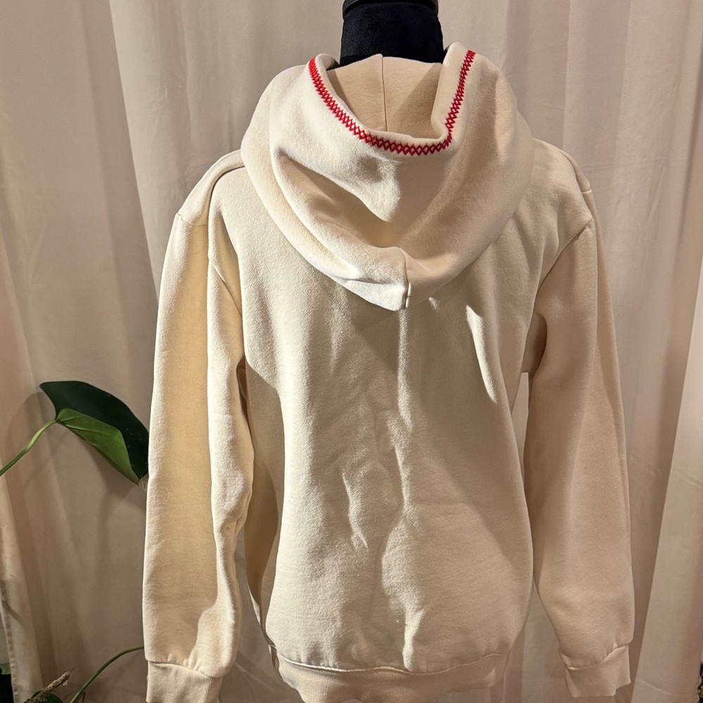Cream Hoodie Sweatshirt - Picture 7 of 7